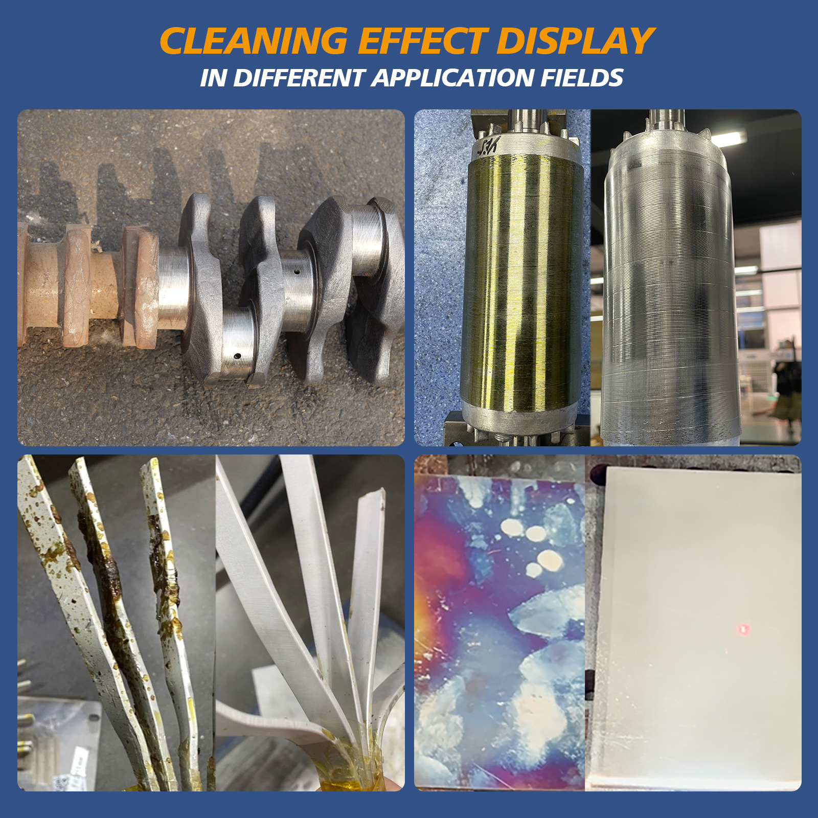 SFX 200W 300W Air Cooled Laser Cleaner Laser Wood Cleaning Machine with Intelligent Interconnection and Self Propelled Device